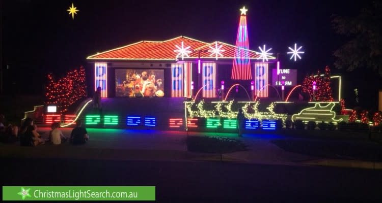 <p>32 Elia Ware Crescent, Bonner, ACT. Photo: Christmaslightsearch </p>