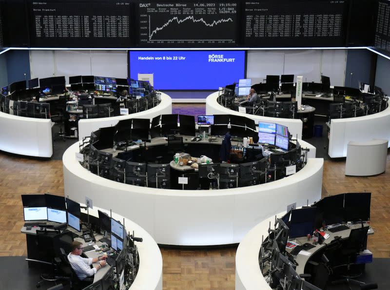 German share price index DAX graph is pictured at the stock exchange in Frankfurt