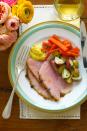 <p>An Easter ham is the star of the <a href="https://www.womansday.com/food-recipes/food-drinks/g2874/easter-dinner-ideas/" rel="nofollow noopener" target="_blank" data-ylk="slk:holiday feast;elm:context_link;itc:0;sec:content-canvas" class="link ">holiday feast</a>, so why not dress it in flavors that make it worthy of the spotlight? </p><p><a href="https://www.womansday.com/food-recipes/food-drinks/recipes/a11741/sweet-spicy-glazed-spiral-sliced-ham-sauce-121187/" rel="nofollow noopener" target="_blank" data-ylk="slk:Get the Sweet and Spicy Glazed Spiral Ham recipe.;elm:context_link;itc:0;sec:content-canvas" class="link "><strong><em>Get the Sweet and Spicy Glazed Spiral Ham recipe.</em></strong></a></p>