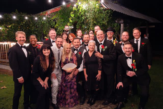 <p>William McClintic/Heather Carpenter</p> Ty Herndon and Alex Schwartz celebrate their wedding with family and friends including Kristin Chenoweth.