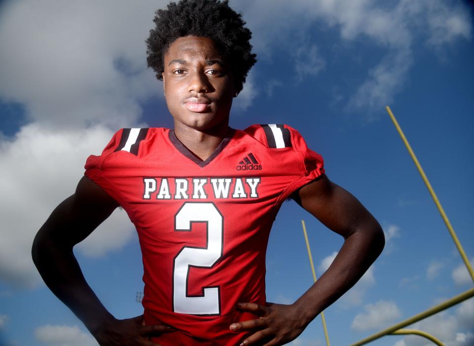 The Shreveport Times Elite 8 athlete Jaylan White of Parkway High school, photographed on July 23, 2022.