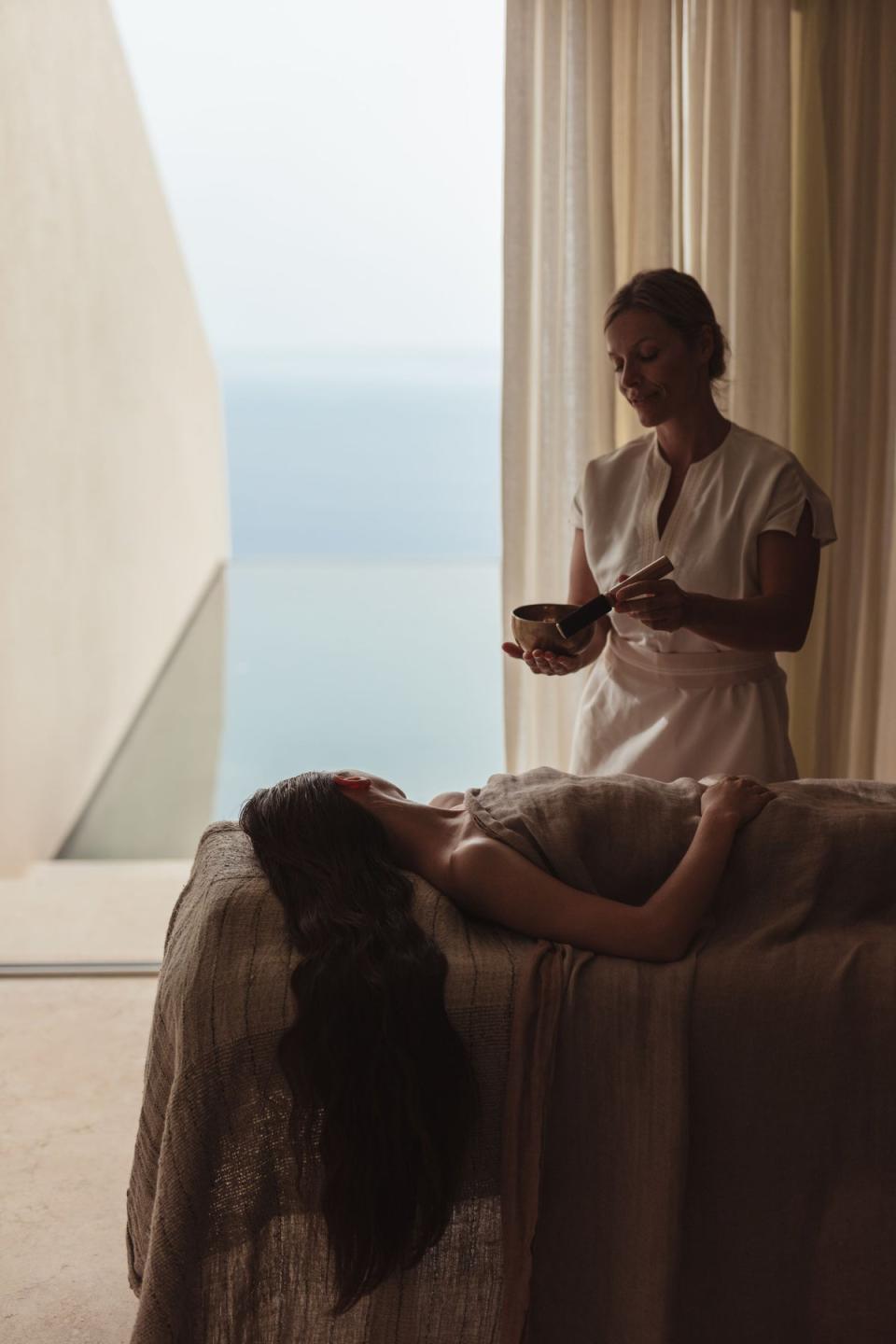 The cliff-hugging spa takes a holistic approach (Ana Santl)