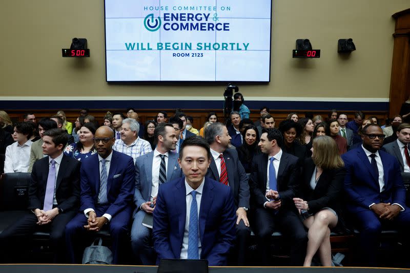 TikTok Chief Executive Shou Zi Chew testifies before a House Energy and Commerce Committee, in Washington