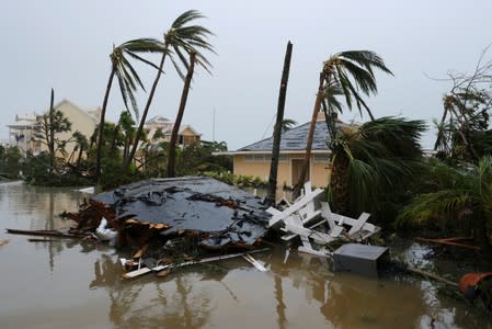 FILE PHOTO: Damage at the Abaco Beach Resort during the eye of Hurricane Dorian in Marsh Harbour