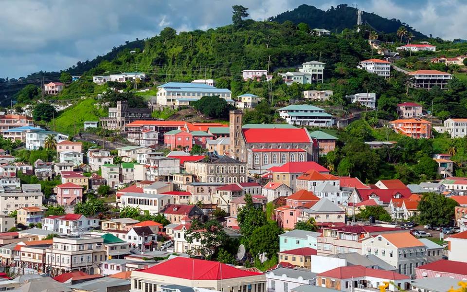 Grenada's beautiful little capital of St George's - GETTY