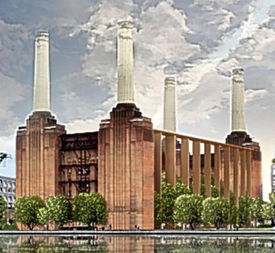 Terry Farrell planned to turn the power station into an urban park (Terry Farrell)