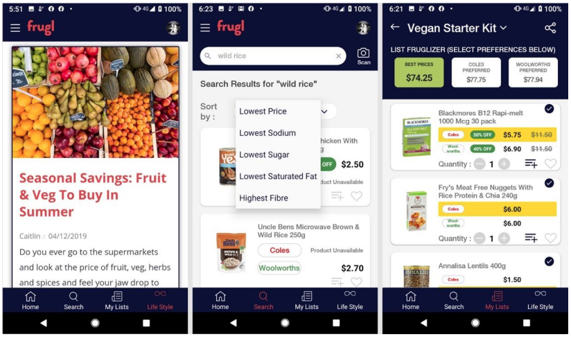 This app could save you big. Image: Frugl