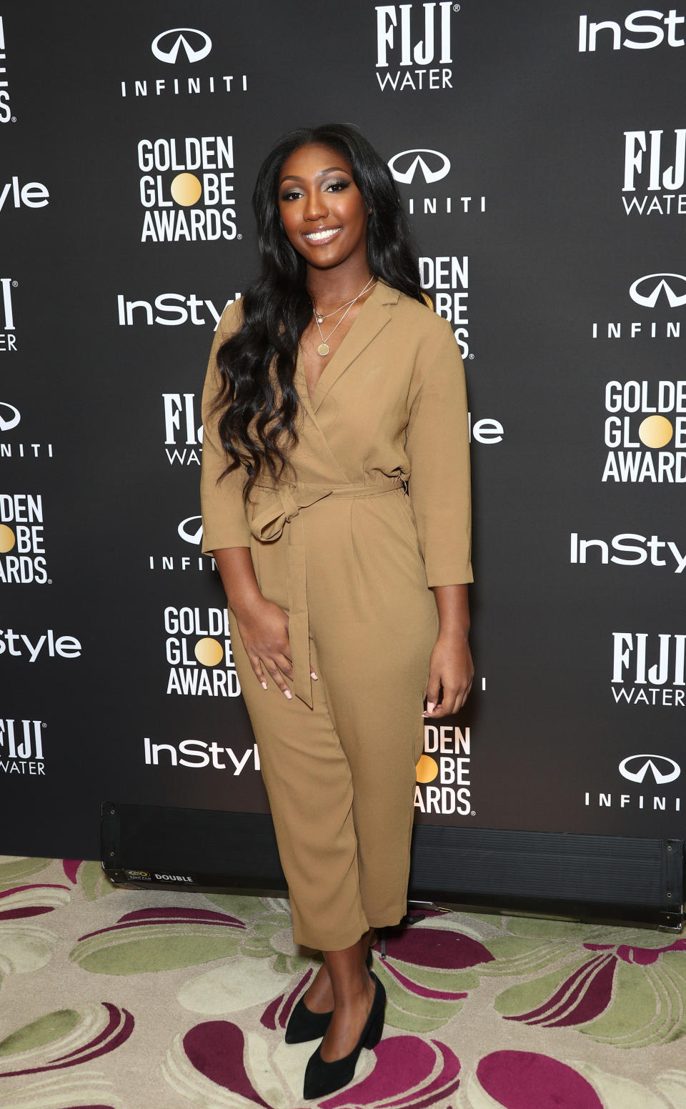 Isan Elba at the Nov. 14 event announcing that she is the 2019 Golden Globe ambassador, following in the footsteps of the Rock’s eldest daughter, Simone Johnson. (Photo: Frederick M. Brown/Getty Images)
