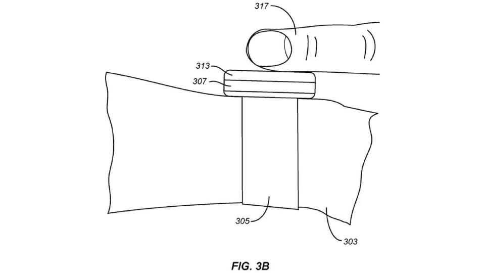 A picture from the Fitbit patent (Fitbit)