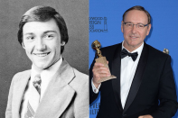 <p>Ein weiterer hübscher zukünftiger A-Promi. Der „House of Cards“-Star Spacy nahm den Oscar als Bester Schauspieler für „American Beauty“ entgegen. [Bildnachweis: Seth Poppel/Yearbook Library/Press Association]</p>