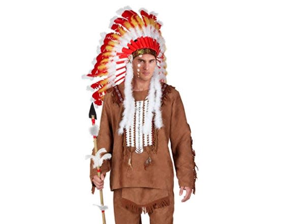 A Native American Halloween costume