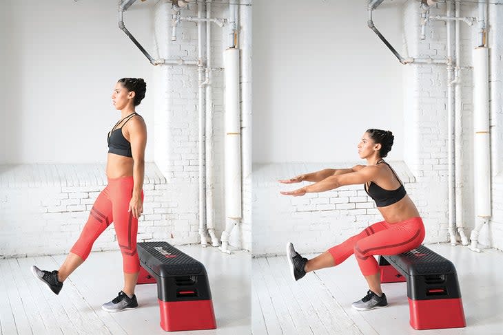 Pistol Squat with Step