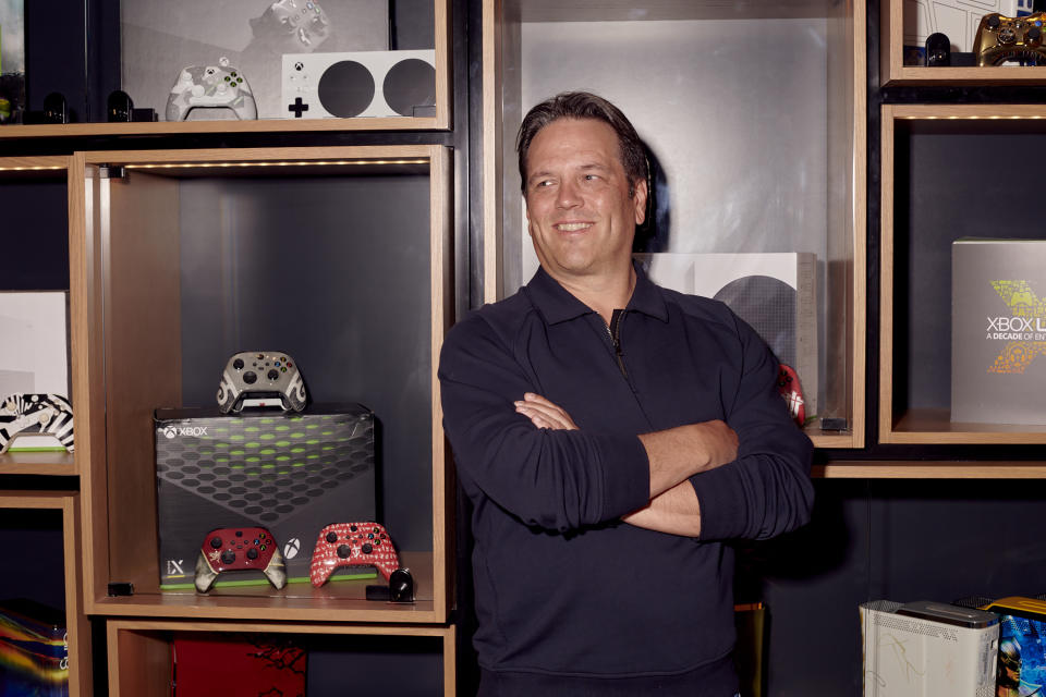 Phil Spencer, director ejecutivo de videojuegos de Microsoft, en Redmond, Washington, el 8 de junio de 2021. (Meron Tekie Menghistab/The New York Times)
