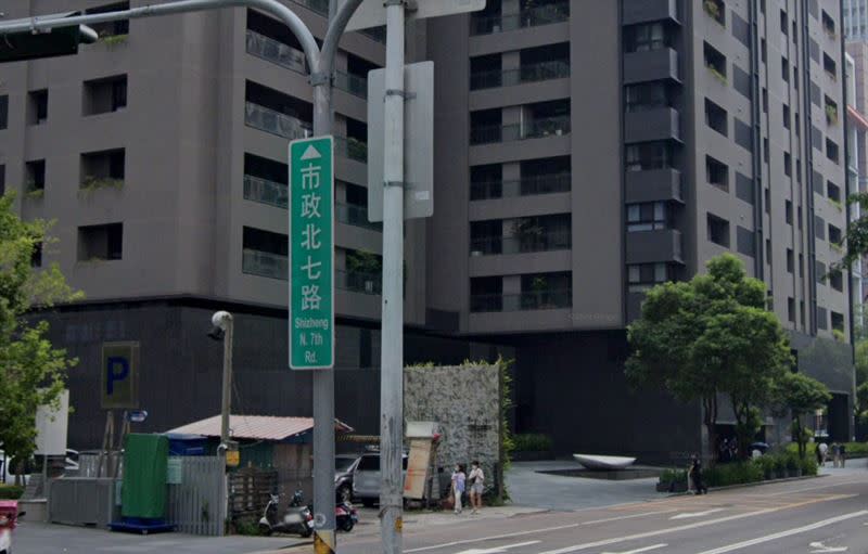 台中的「市政北七路」也非常有名。（圖／翻攝自Google Map）