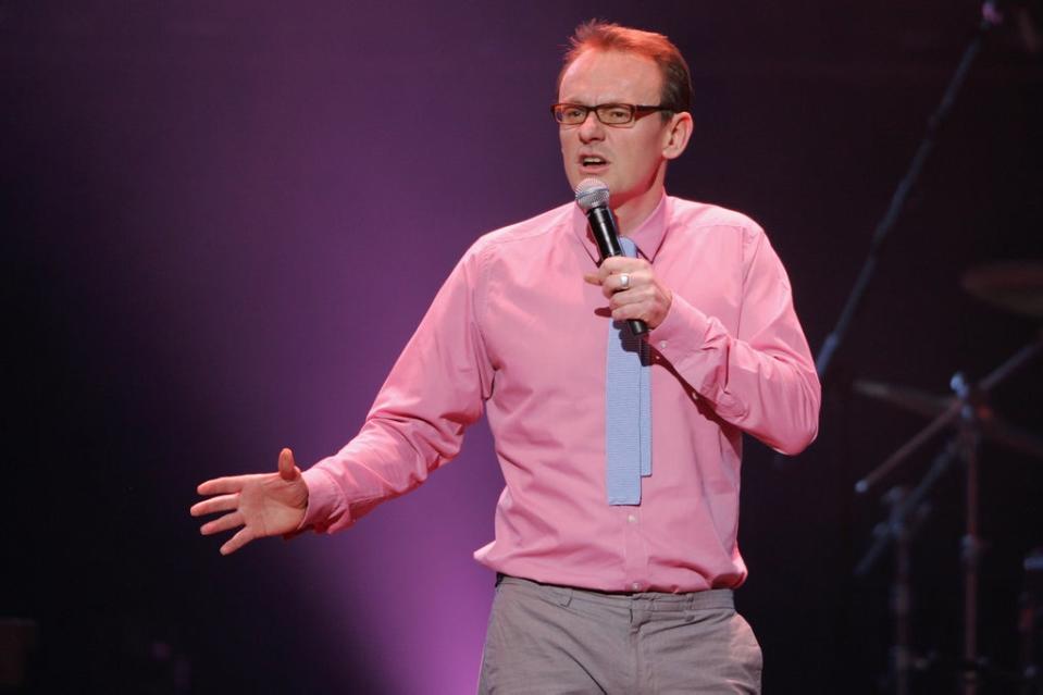 Witty in pink: Lock performing at the Albert Hall in 2009  (Getty)