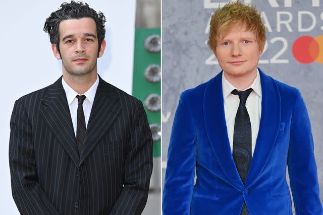 Karwai Tang/WireImage; Karwai Tang/WireImage Matty Healy, Ed Sheeran