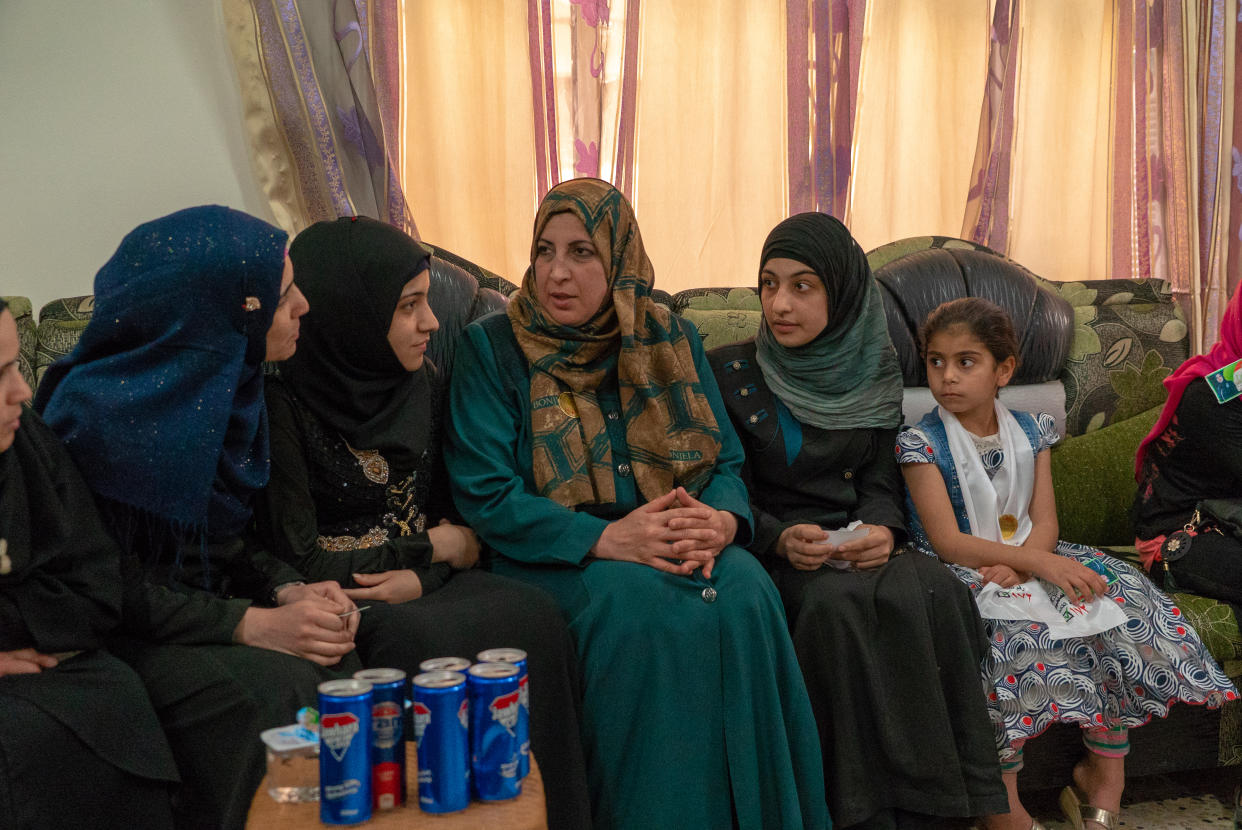 Nawal al-Malaali, a schoolteacher in Mosul, says she hopes to fight the endemic corruption she has seen in the education system in Iraq. (Photo: Shawn Carrié for Yahoo News)