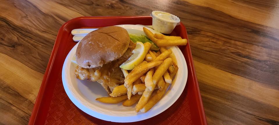 Flo's fried Pacific cod sandwich.