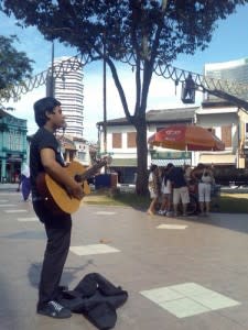 Street busker