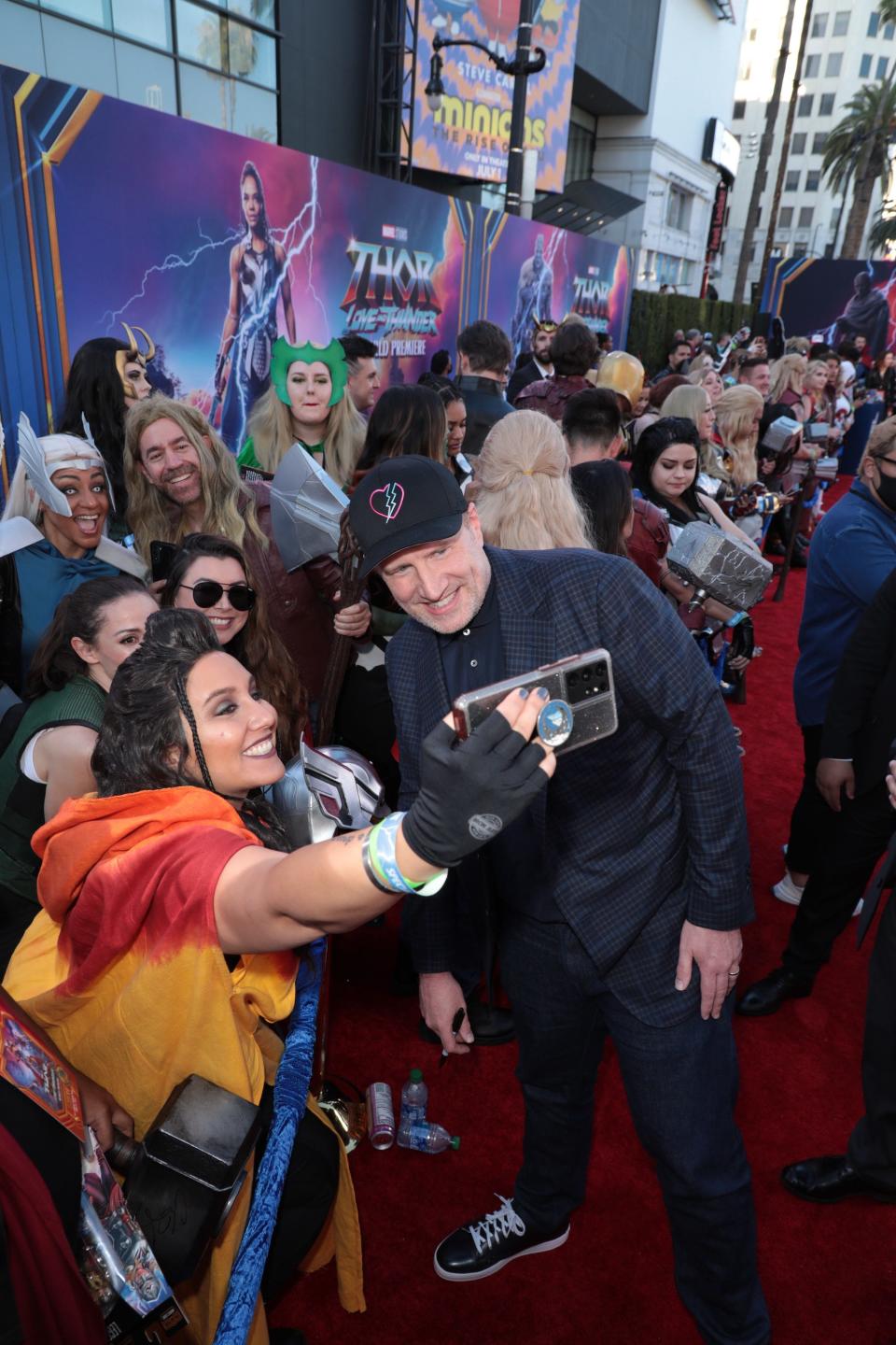 Kevin Feige at Thor: Love and Thunder premiere