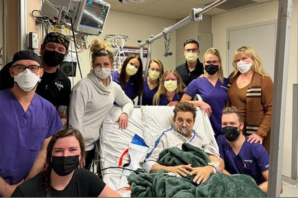 Jeremy Renner Shares Another Recovery Update from the Hospital Following Snowplow Accident ( https://www.instagram.com/jeremyrenner/?hl=en