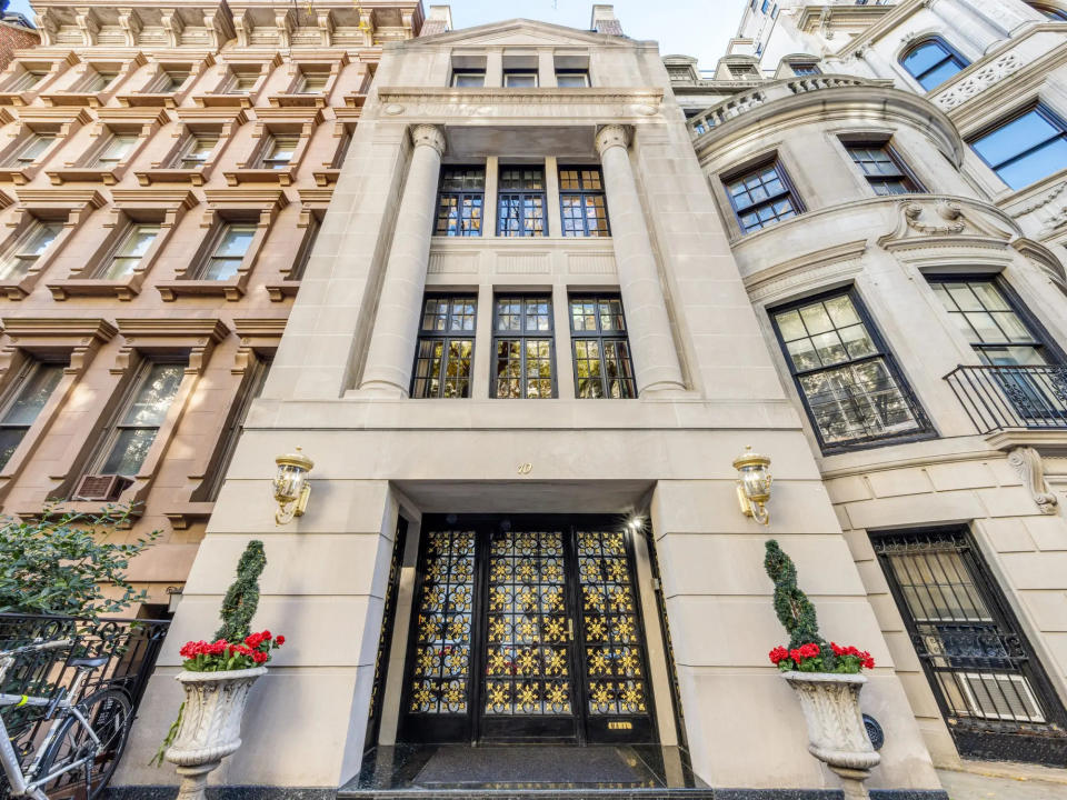 Eine Vorderansicht von Ivana Trumps ehemaligem Stadthaus in der East 64th Street, in der US-amerikanischen Stadt New York - Copyright: Evan Joseph Photography