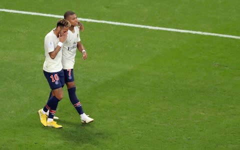 Neymar and Kylian Mbappe might not relish their defensive duties under a Jose Mourinho regime - Credit: AFP