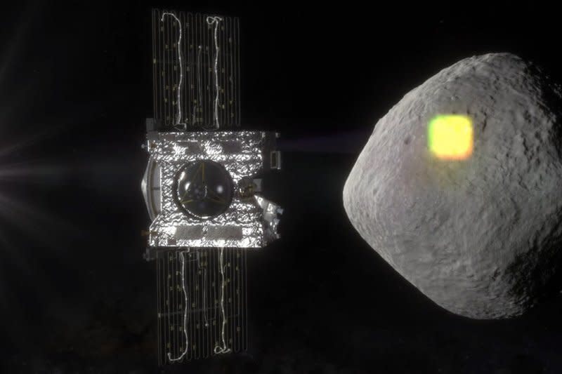 <cite>美國小行星採樣探測器「歐西里斯－REx」（OSIRIS-REx）前往小行星「貝努」（Bennu）採集樣本並送回地球。（AP）</cite>