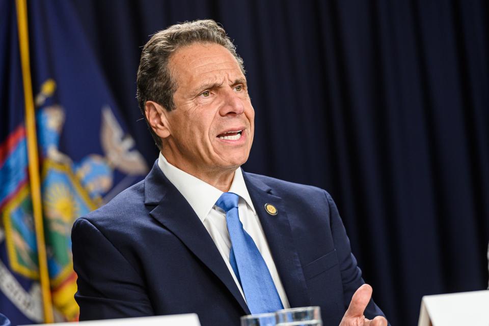 New York State Governor Andrew Cuomo has hit back at Trump's quarantine idea (SIPA USA/PA Images)