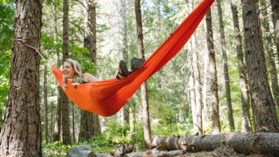 This double hammock is both fun and practical.