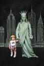 <p>This original idea has you dressing up in green like Lady Liberty herself, and your daughter dressing up like a tourist roaming around New York.</p><p><em><a href="https://thehousethatlarsbuilt.com/2019/09/lady-liberty-and-her-tourist-halloween-costume.html/" rel="nofollow noopener" target="_blank" data-ylk="slk:See full tutorial on The House That Lars Built;elm:context_link;itc:0;sec:content-canvas" class="link ">See full tutorial on The House That Lars Built </a><em><a href="https://go.redirectingat.com/?id=74968X1525078&xs=1&url=https%3A%2F%2Fliagriffith.com%2Fsimple-mid-century-paper-ornaments%2F&sref=https%3A%2F%2Fwww.goodhousekeeping.com%2Fhome%2Fcraft-ideas%2Fg2996%2Ftrash-to-treasure-christmas-crafts%2F" rel="nofollow noopener" target="_blank" data-ylk="slk:»;elm:context_link;itc:0;sec:content-canvas" class="link ">»</a></em></em></p>