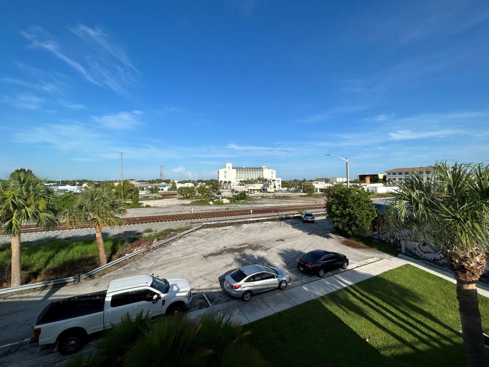 The Alto Lee Adams Sr. U.S. Courthouse in Fort Pierce, Florida, is pictured Tuesday, July 18, 2023, ahead of the first pretrial hearing for former President Donald Trump and codefendant Waltine "Walt" Nauta.