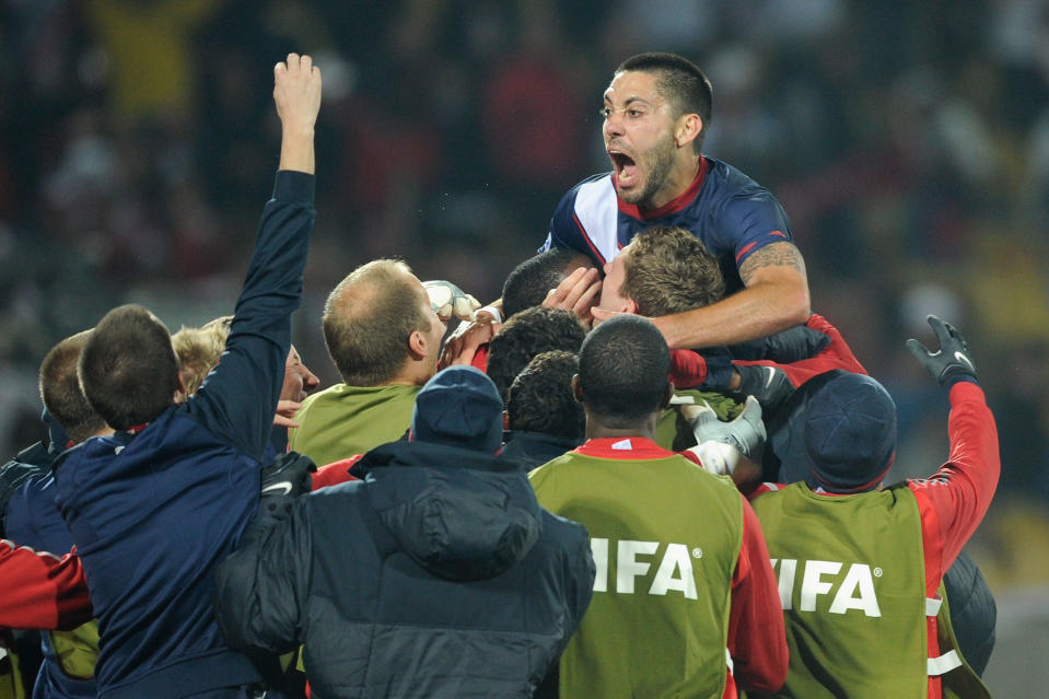 Clint Dempsey scored at the 2006, 2010 and 2014 World Cups, all the while inspiring the next generation of USMNT players. (Getty)