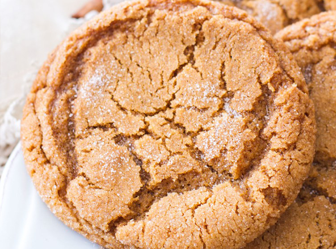 Chewy Molasses Sugar Cookies