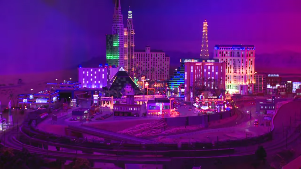 <p>This part of the model is a tiny version of Las Vegas, Nevada. (Business Insider) </p>