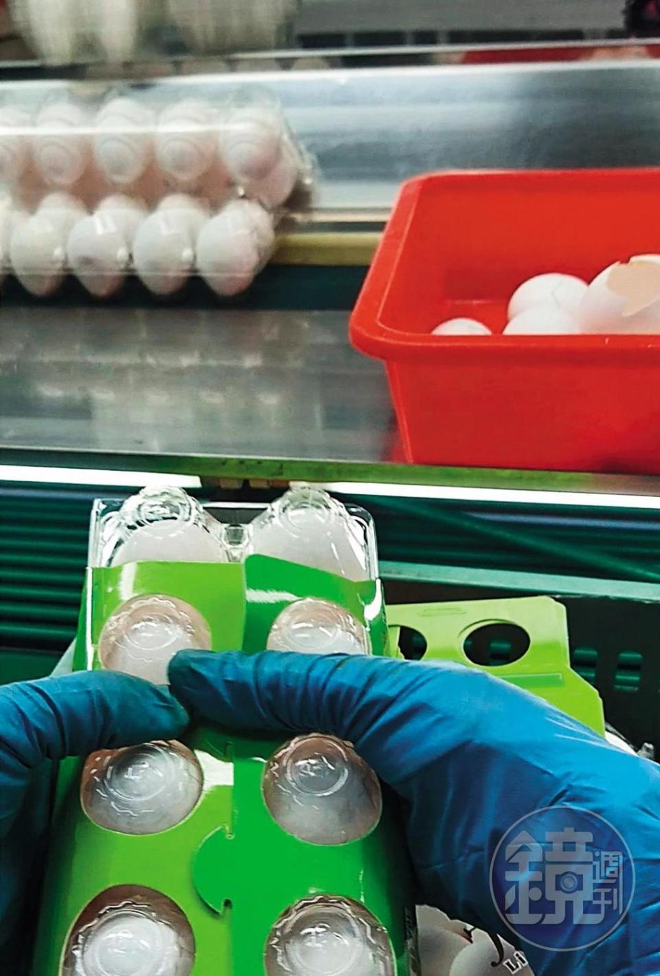 換裝重上市：即期蛋品混入新鮮蛋中，魚目混珠換裝重新上市。