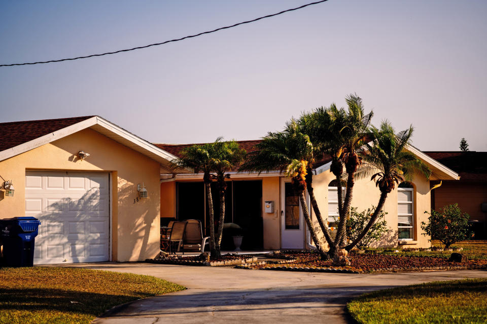 Image: Robert Jones' former home in Pasco County. (Bob Croslin / for NBC News)