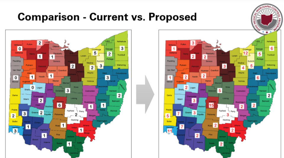 Proposed Ohio medical marijuana dispensary expansion