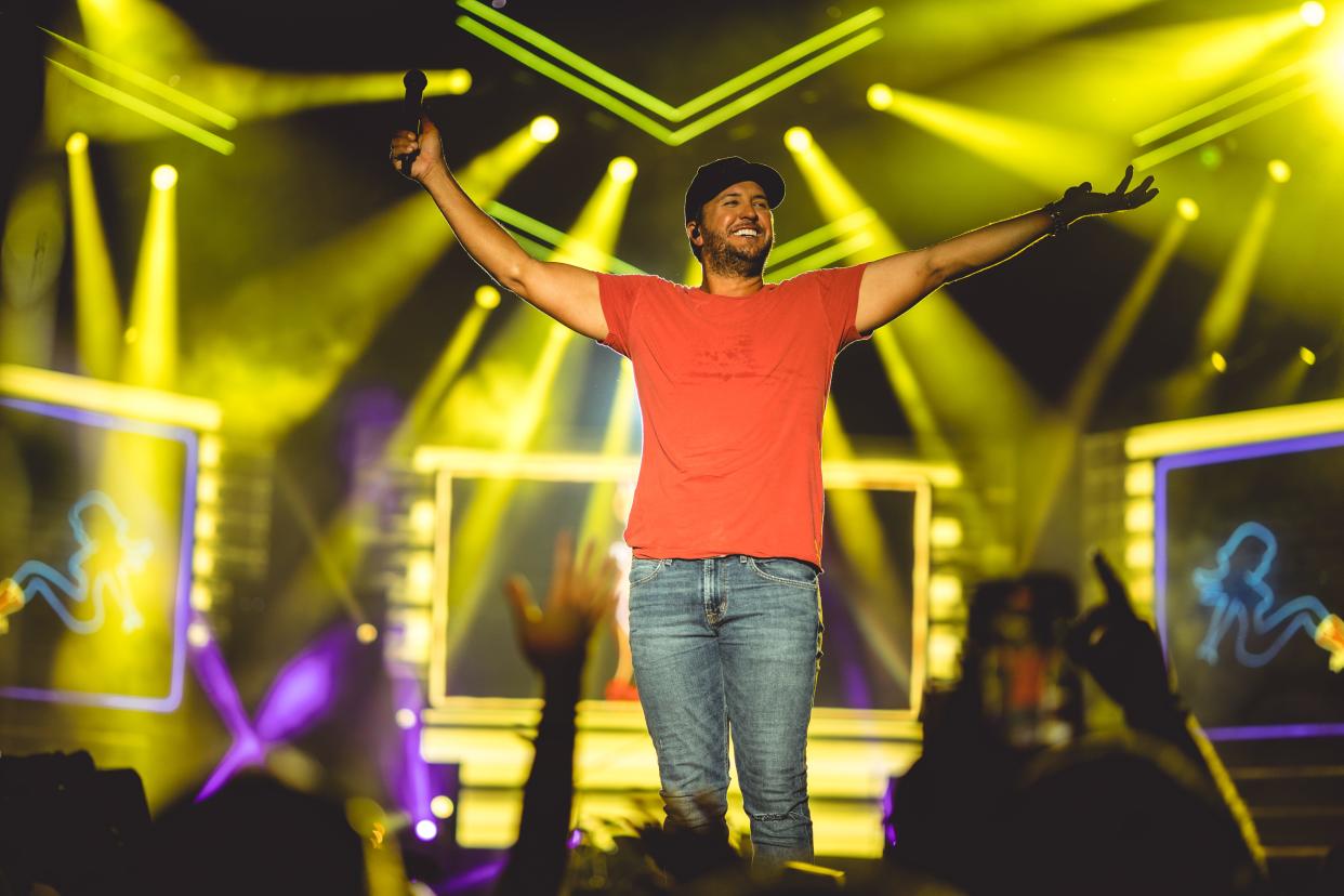 Luke Bryan brings his "Proud to be Right Here" tour to Bridgestone Arena on July 30, 2021.