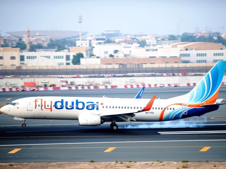 Flydubai Boeing 737.