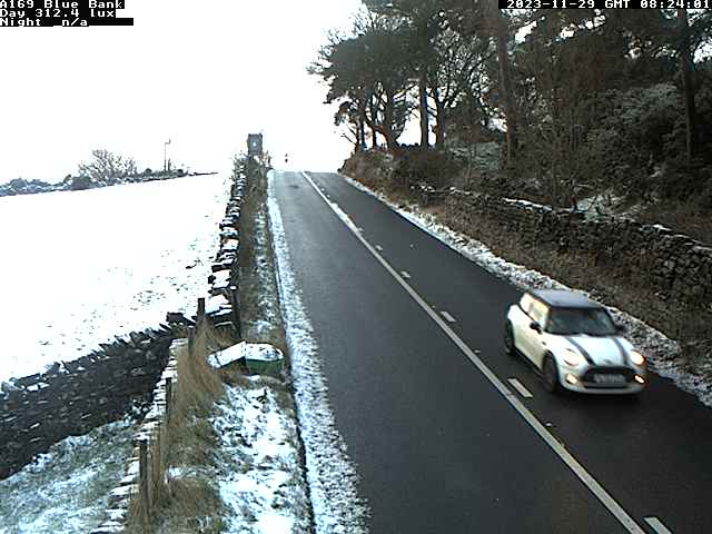 A169 Blue Bank near Eskdaleside (North Yorkshire Council)