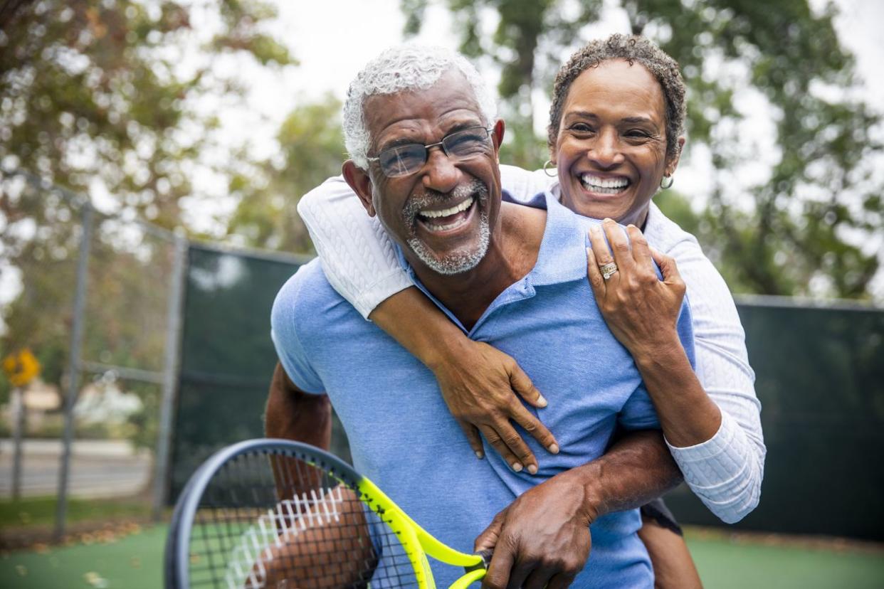 tennis couple