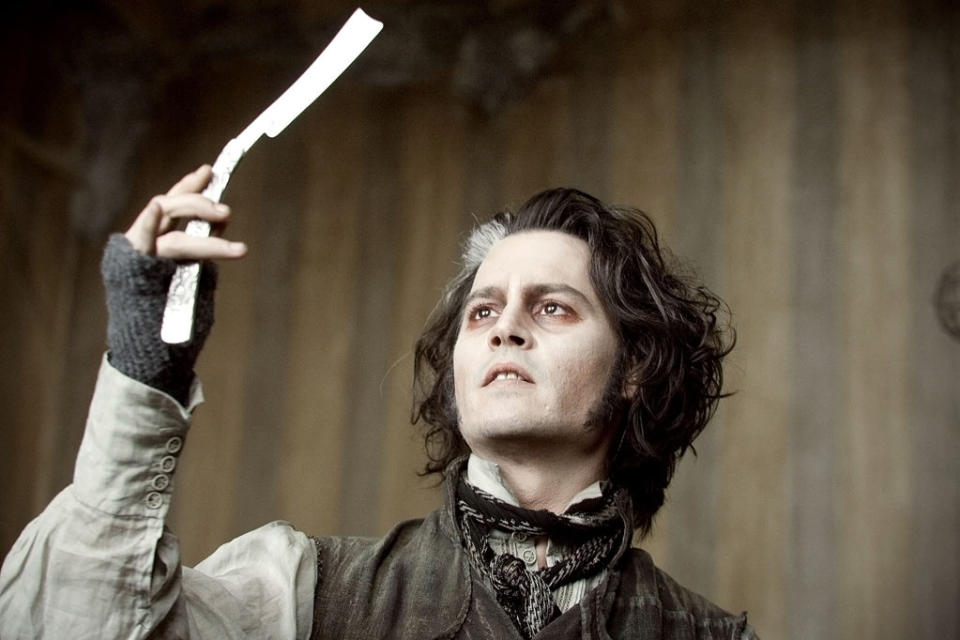 Johnny Depp's Oddest Movie Roles 2011 Sweeney Todd