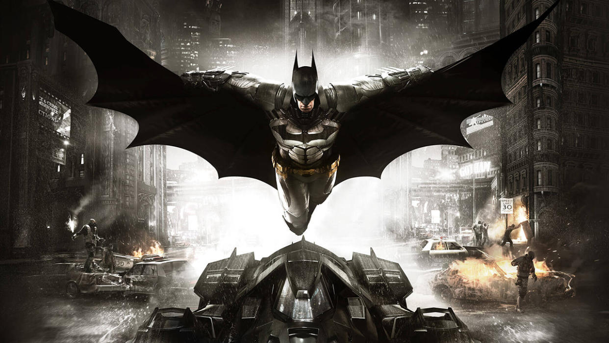  Still from the video game Batman: Arkham Knight, one of the best DC games of all time 