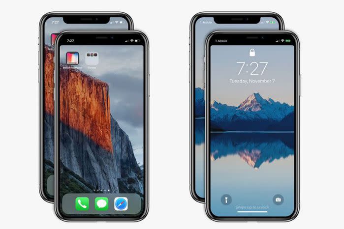 Apple has now approved an app to mask the notch feature at the top of the phone. Source: Notcho