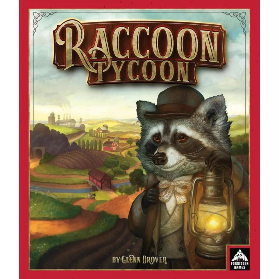 Raccoon tycoon board game, 2 person board game