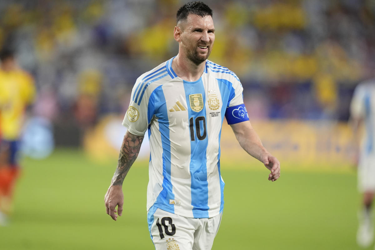 Lionel Messi to miss Inter Miami’s next 2 games with ankle injury suffered in Copa América final