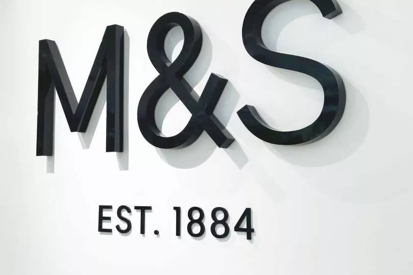 February 2024: M&S Shop Exterior Signage, Westfield LONDON External Store Sign (Photo by Peter Dazeley/Getty Images)