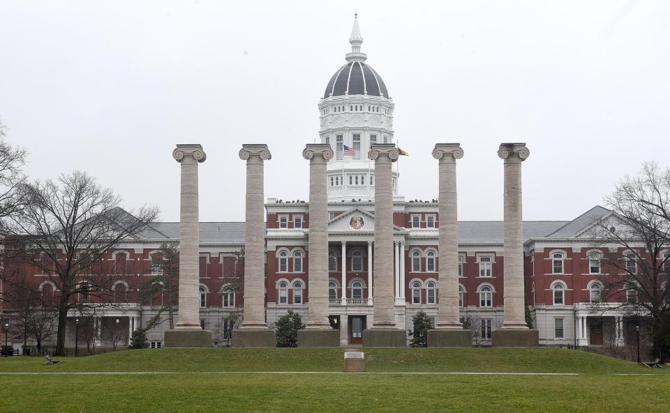 The Francis Quadrangle at the University of Missouri.