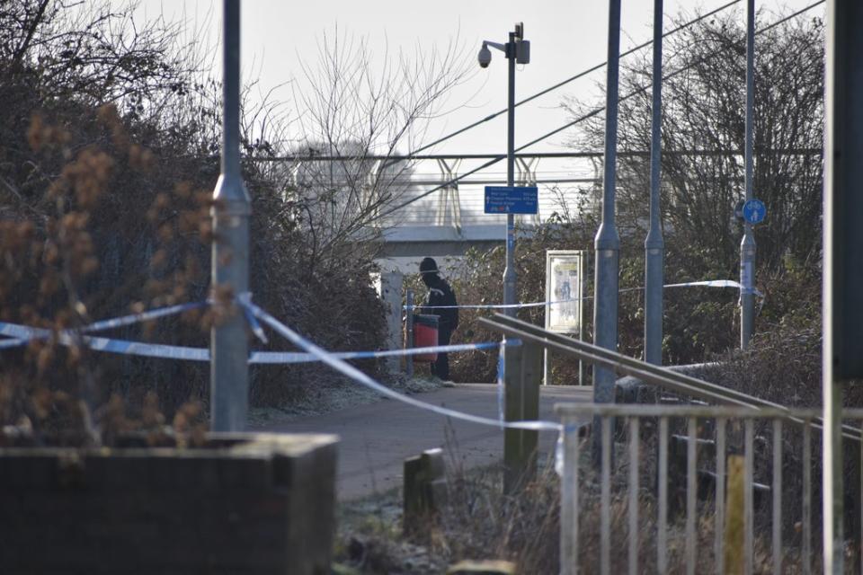 Christina Rowe’s body was found in the River Severn near the Diglis footbridge in Worcester (Matthew Cooper/PA) (PA Archive)